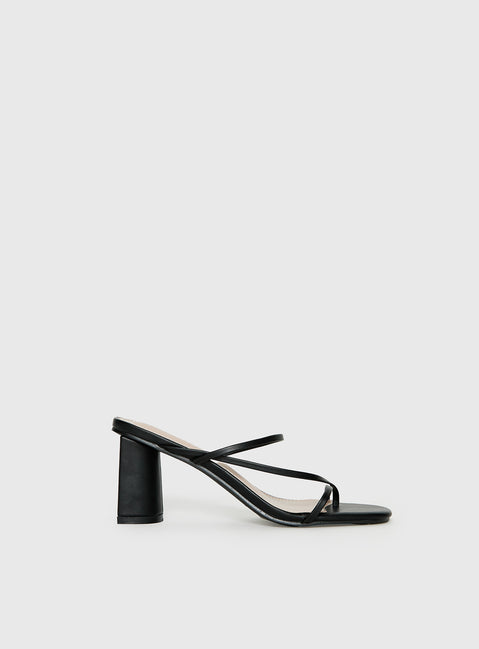 The Becka Heels Black