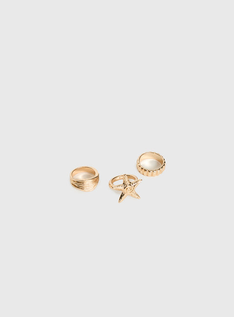 How To Love Ring Pack Gold