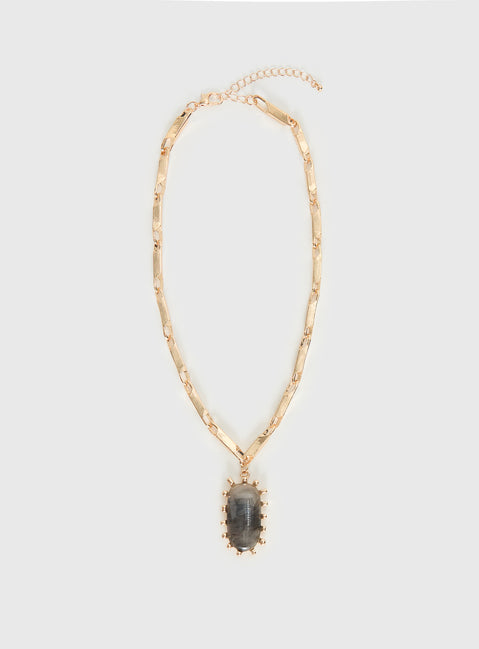 Read Your Mind Pendant Necklace Gold