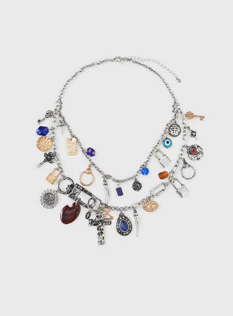 Unplugged Charm Necklace Multi