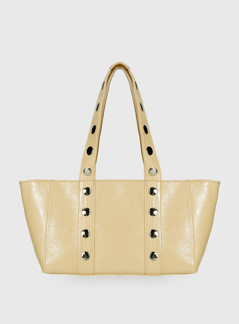 Fever Dreams Eyelet Shoulder Bag Yellow
