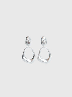 Whirl Earrings Silver