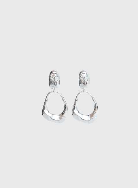 Whirl Earrings Silver