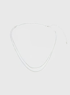 Dressed Up Dainty Chain Belt Silver