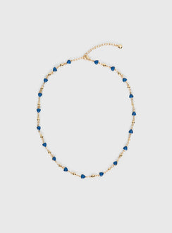 Abagail Gemstone Necklace Gold