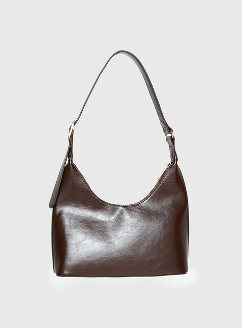 Lacen Medium Shoulder Bag Brown