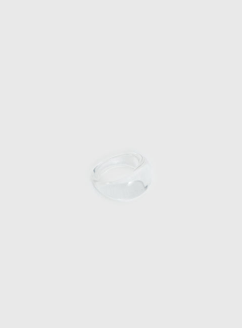 Addilyn Statement Ring Clear