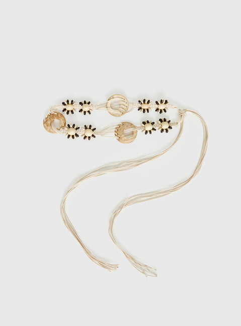 Layney Beaded Belt Multi