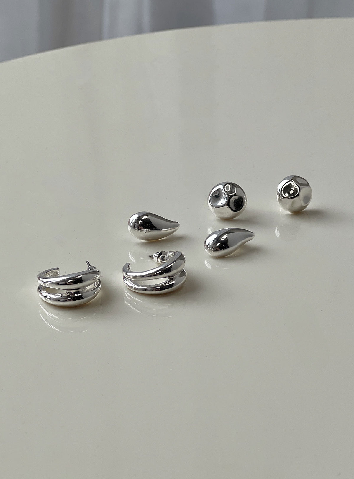 Run The Party Earring Pack Silver