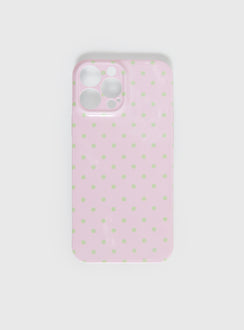 What You Wanted Iphone Case Pink Polka