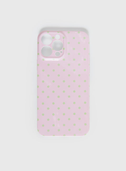 What You Wanted Iphone Case Pink Polka