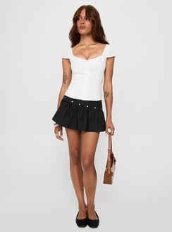 Transcendence Button Up Top White