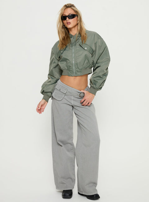 Thalya Bomber Jacket Green
