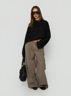 Lunea Concealed Waistband Cargo Pants Charcoal