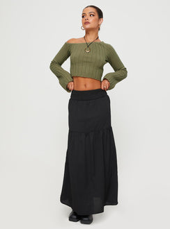 product Dion Maxi Skirt Black Princess Polly  Maxi 