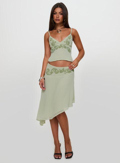 Pappilion Top Sage Petite