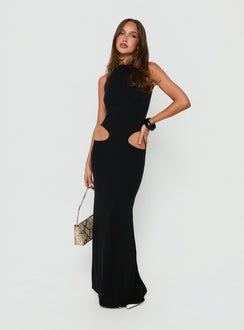 Camilah Cut Out Maxi Dress Black