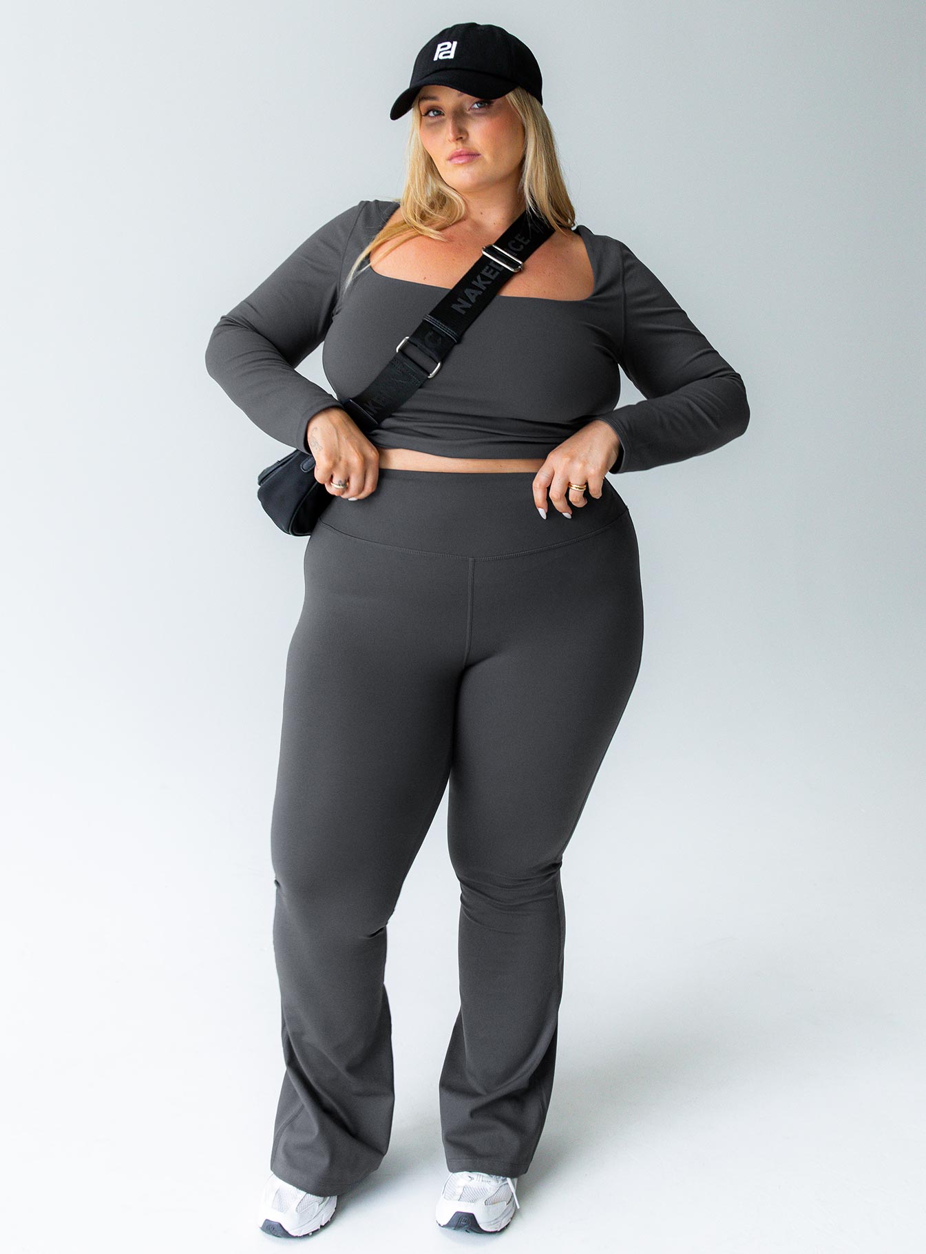 Grey yoga pants