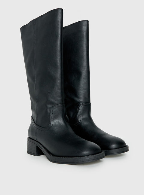 Madisson Knee High Boots Black