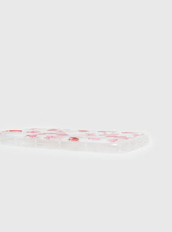 Cherry Pickers iPhone Case Clear / Red