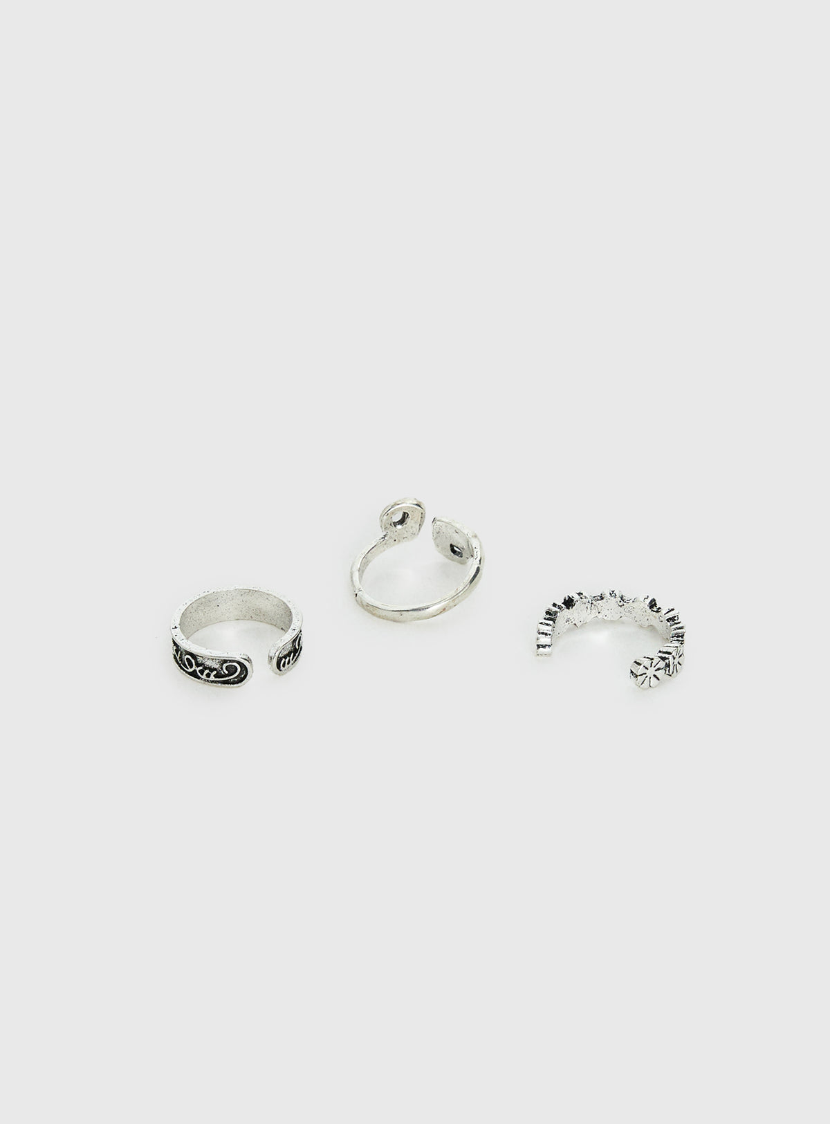 Ellissa Toe Ring Pack Silver