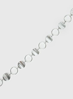 Dawna Circle Belt Silver