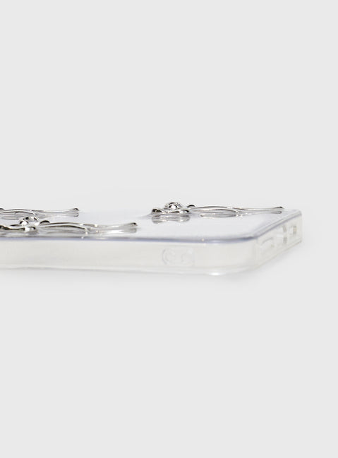 Only Exception iPhone Case Silver