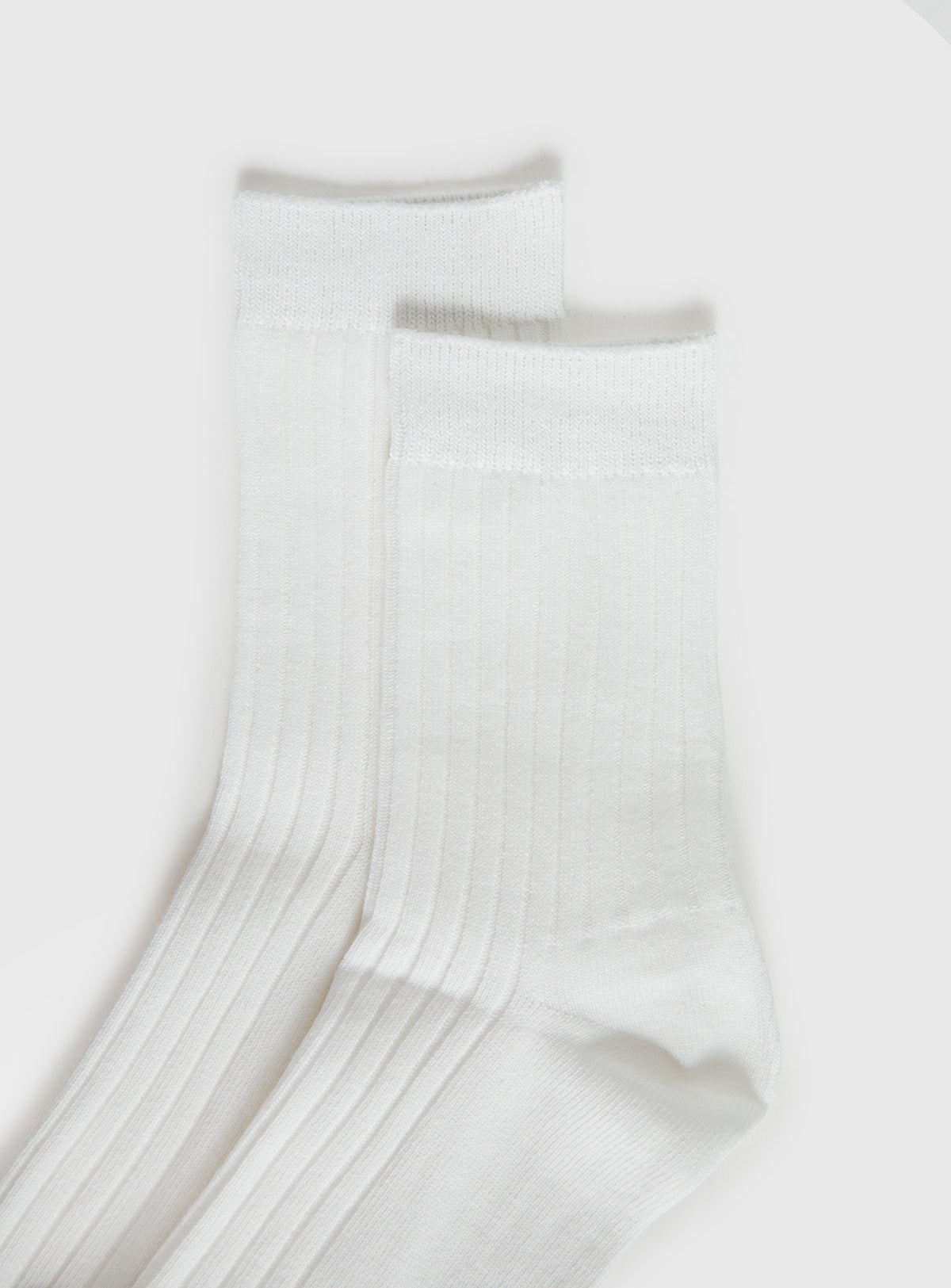 Sports Crew Ribbed Sock