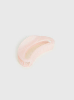 Say My Name Hair Clip Light Pink
