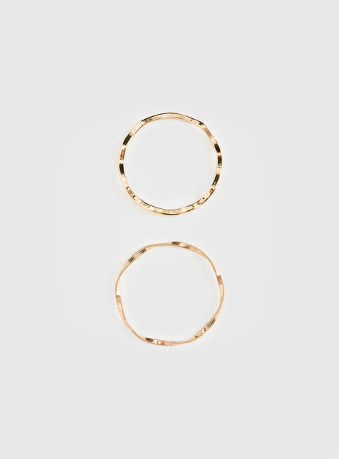 Jazzy Bracelet Pack Gold