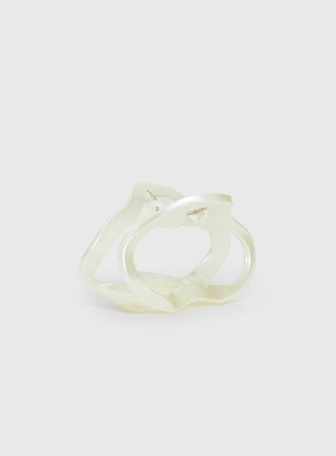 Take It Off Hair Clip Pearl
