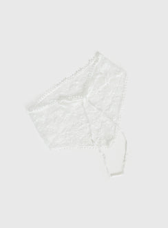 Ex Factor Sheer Head Scarf White