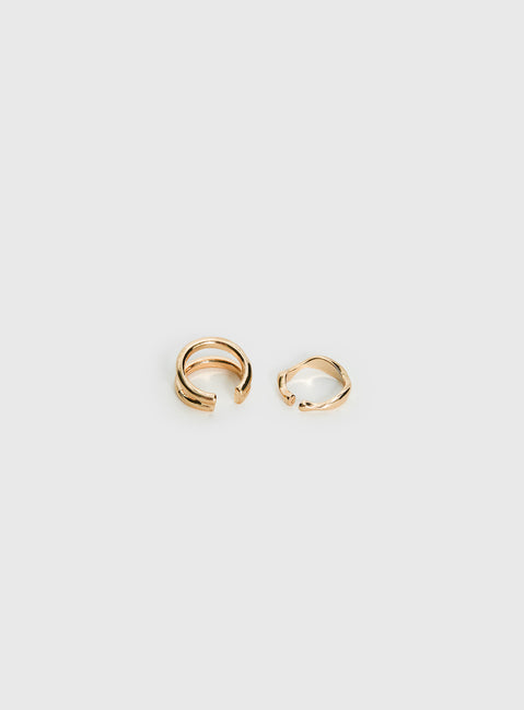 Sunny Days Toe Ring Pack Gold