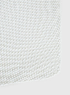 California Sunshine Knit Sarong White