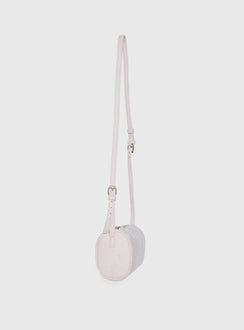 Ettalie Faux Suede Shoulder Bag Pink