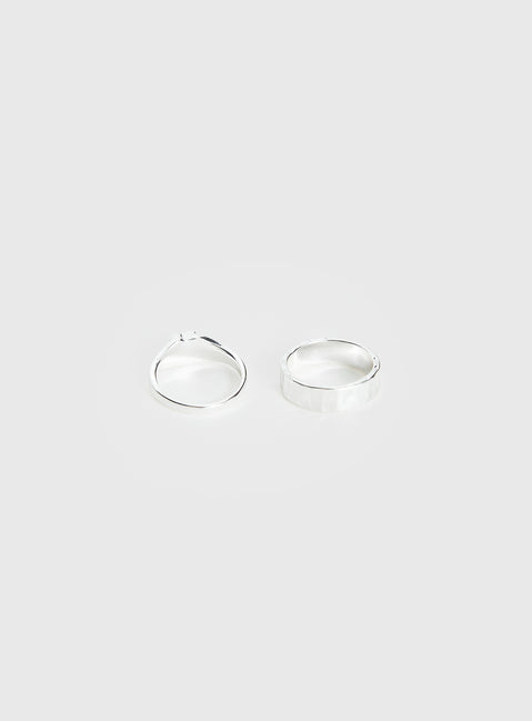 Emberglow Ring Pack Silver