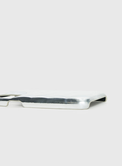Perfect Harmony Puff iPhone Case Silver