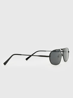 High Standards Aviator Sunglasses Black