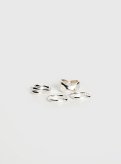 Crowded Room Ring Pack Silver