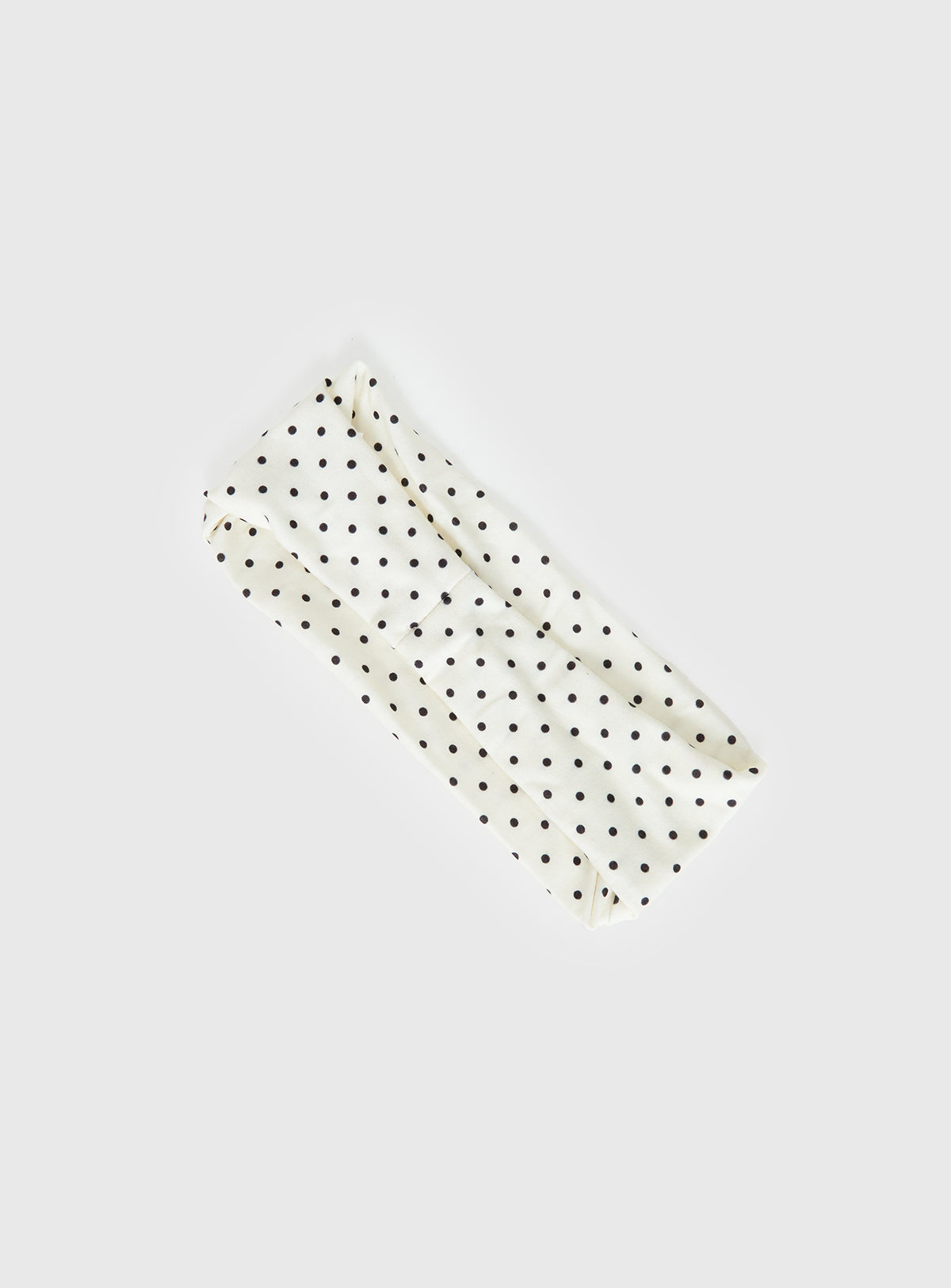 The Juney Headband Cream Polka