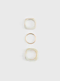 Amandah Resin Cuff Set Multi