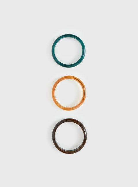 Attlee Resin Cuff Pack Green Multi