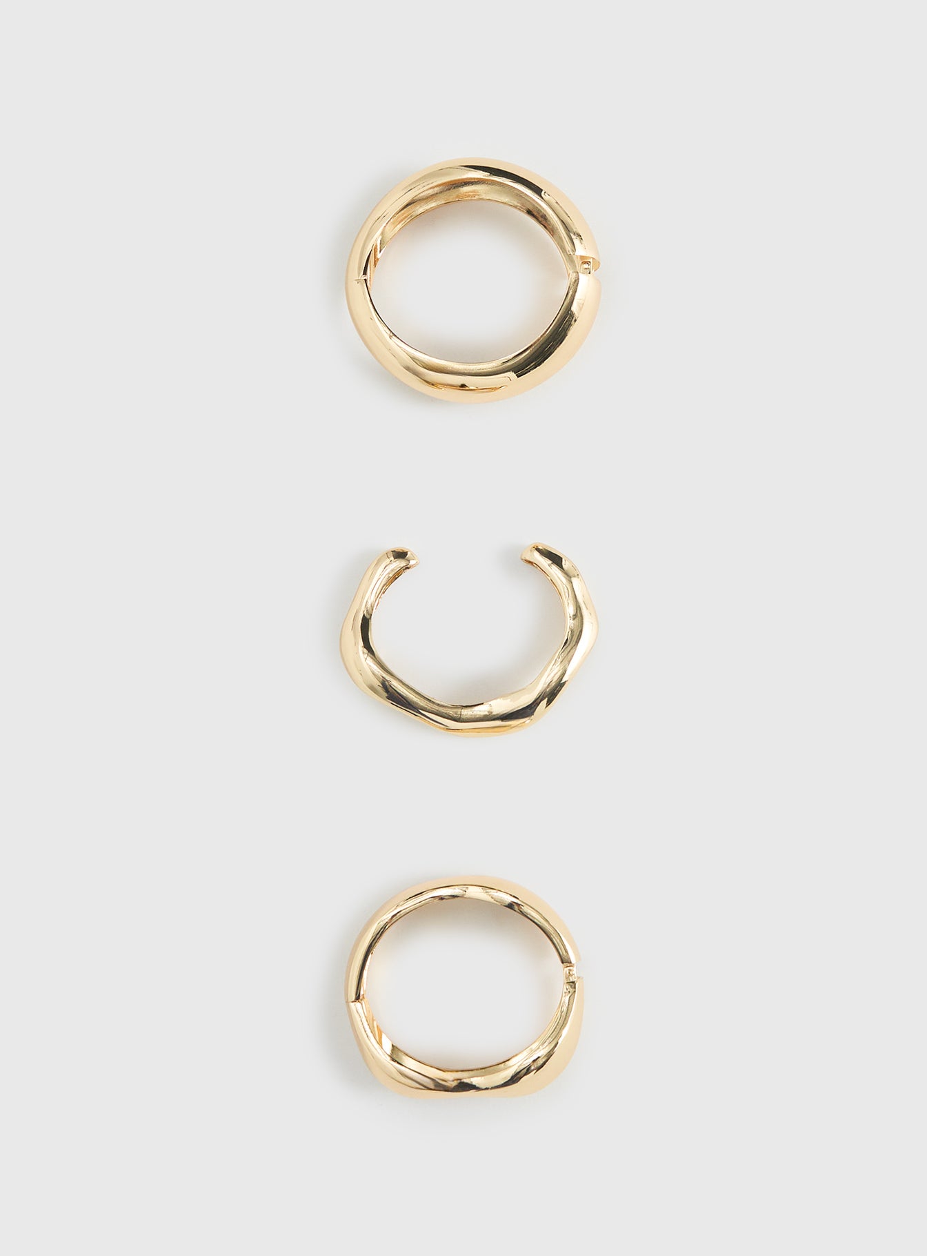 Hot Gossip Cuff Set Gold