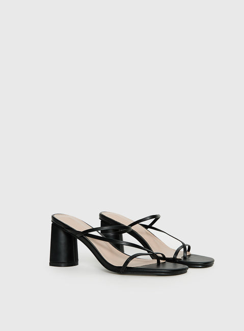 The Becka Heels Black