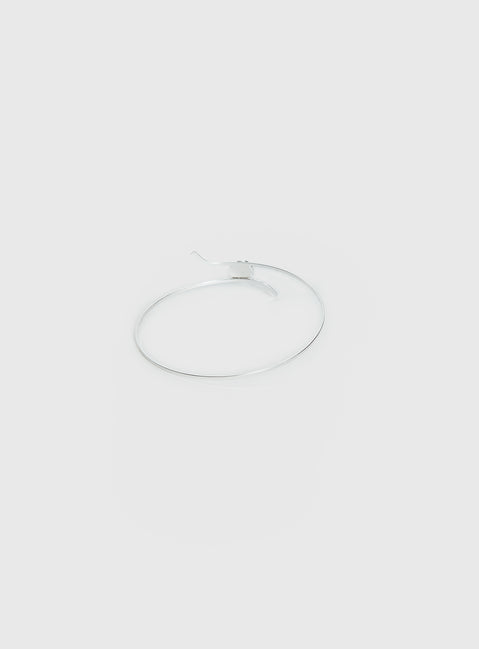 Sascia Arm Cuff Silver / Turquoise