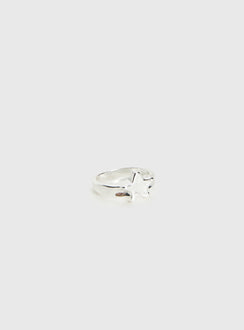 Marcelline Star Ring Silver