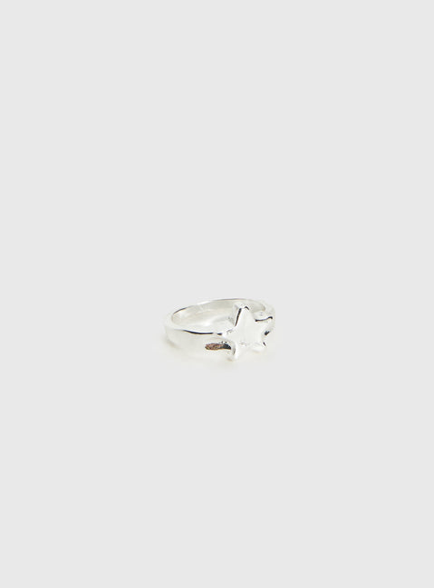 Marcelline Star Ring Silver