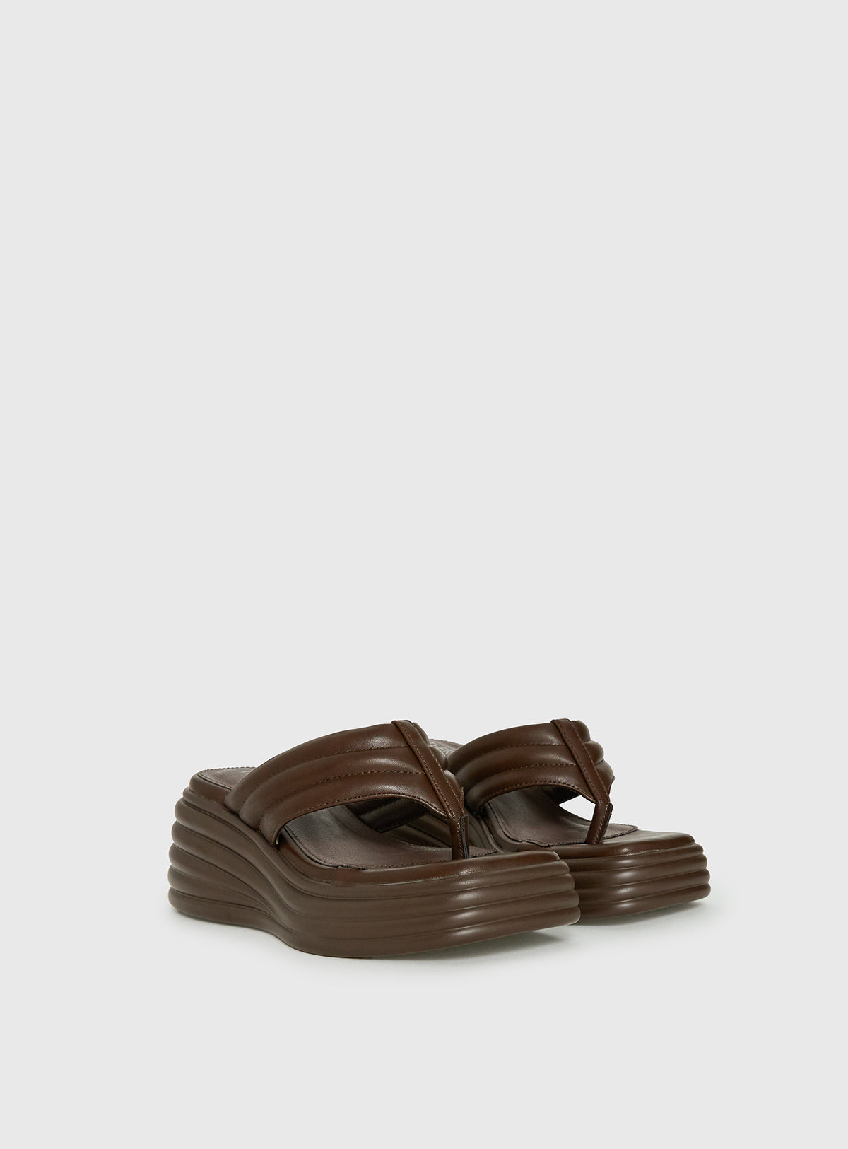 Therapy Flames Platform Sandals Brown
