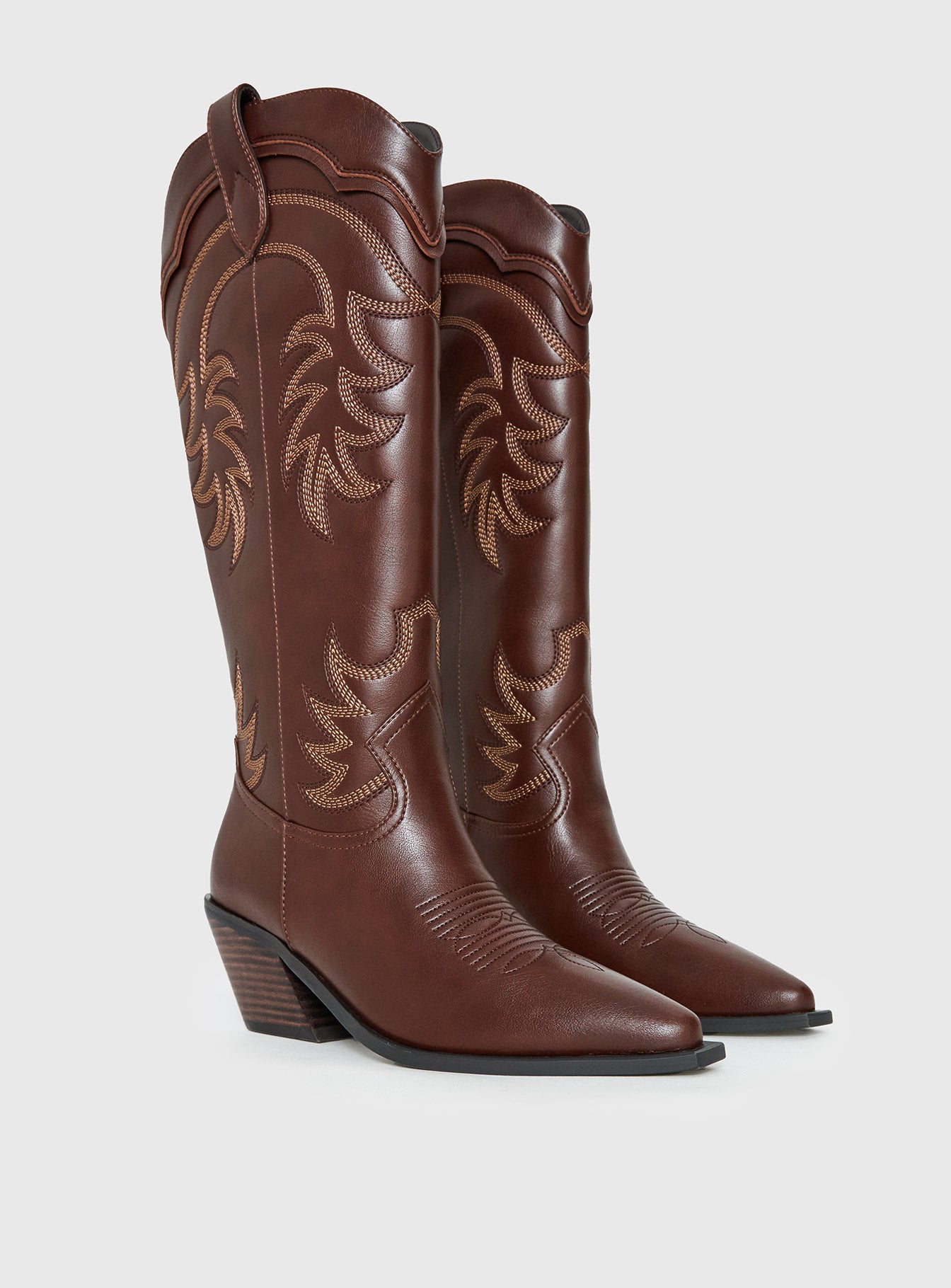 Billini Evalynn Cowboy Boots Fudge