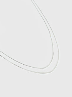 Dressed Up Dainty Chain Belt Silver